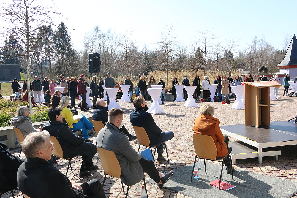 Rund 160 Personen waren bei der Immatrikulationsfeier anwesend