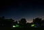 Sternenhimmel mit Zelten im Outdoor-Technik-Camp